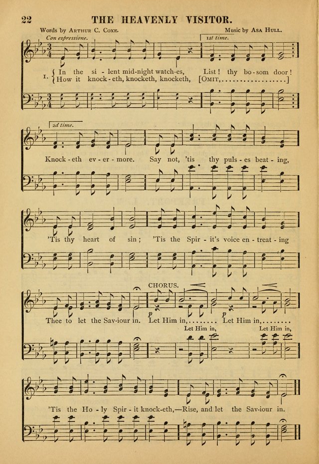 Gospel Praise Book: a collection of choice gems of sacred song suitable for church service, gospel praise meetings, and family devotions page 22