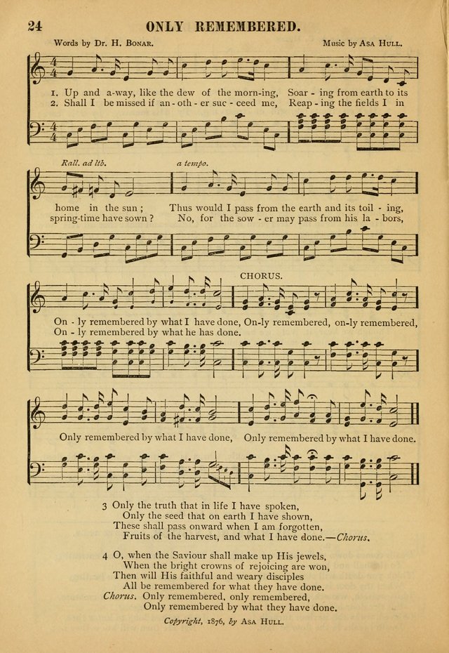 Gospel Praise Book: a collection of choice gems of sacred song suitable for church service, gospel praise meetings, and family devotions page 24