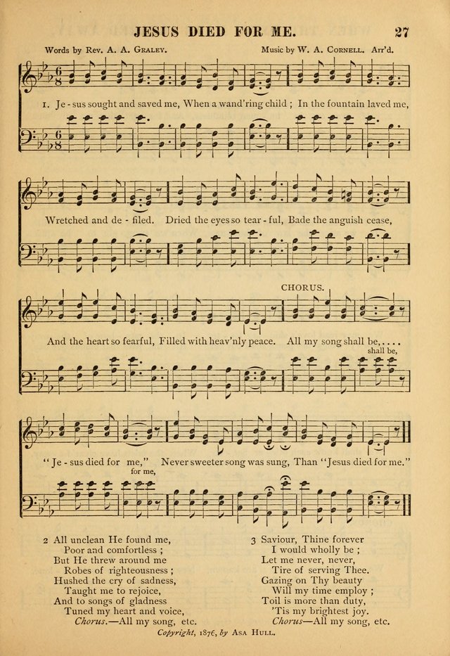 Gospel Praise Book: a collection of choice gems of sacred song suitable for church service, gospel praise meetings, and family devotions page 27