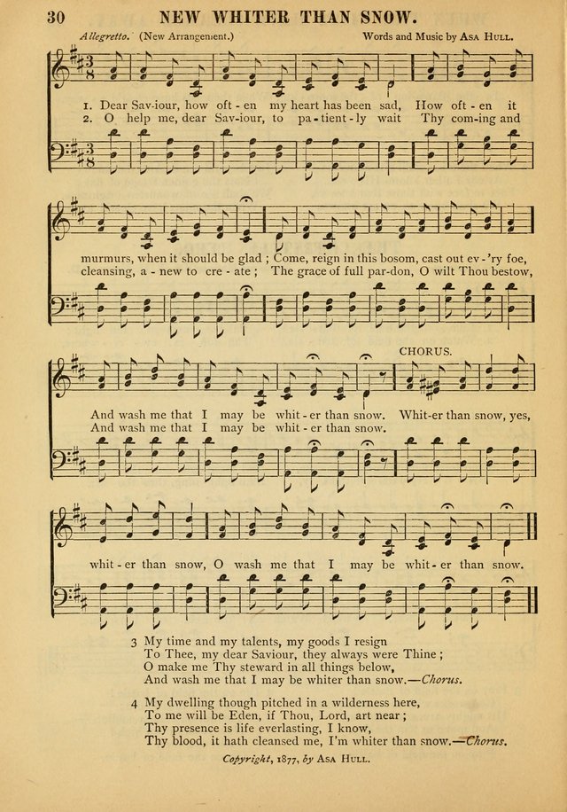 Gospel Praise Book: a collection of choice gems of sacred song suitable for church service, gospel praise meetings, and family devotions page 30