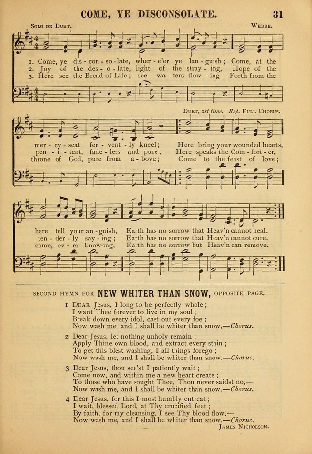 Gospel Praise Book: a collection of choice gems of sacred song suitable for church service, gospel praise meetings, and family devotions page 31