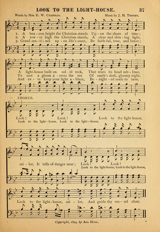 Gospel Praise Book: a collection of choice gems of sacred song suitable for church service, gospel praise meetings, and family devotions page 37