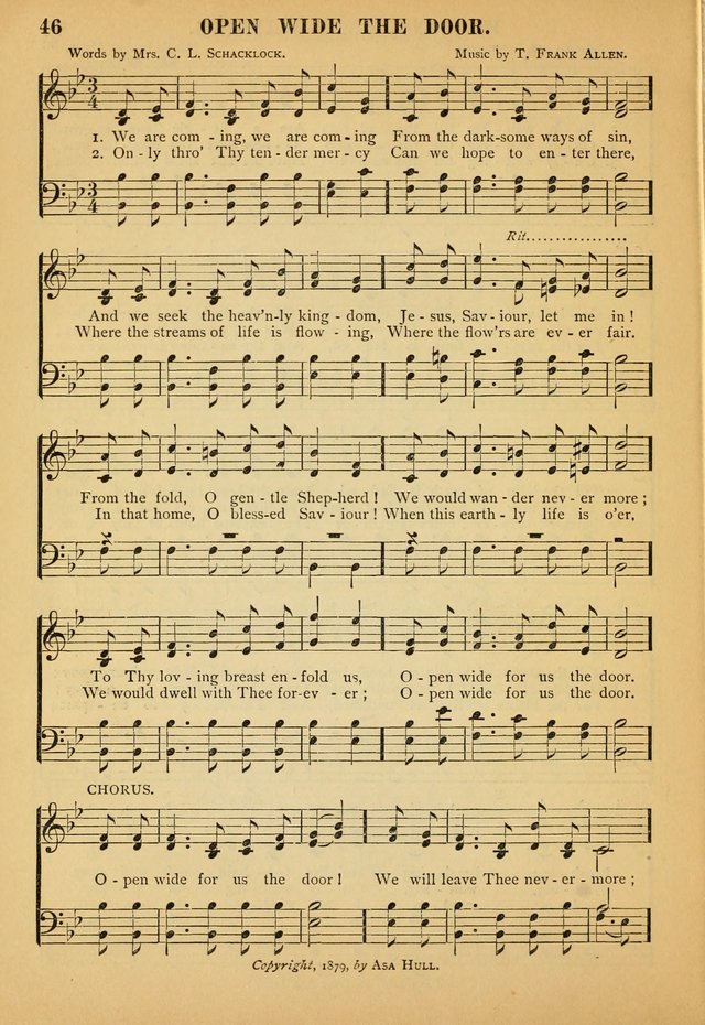 Gospel Praise Book: a collection of choice gems of sacred song suitable for church service, gospel praise meetings, and family devotions page 46