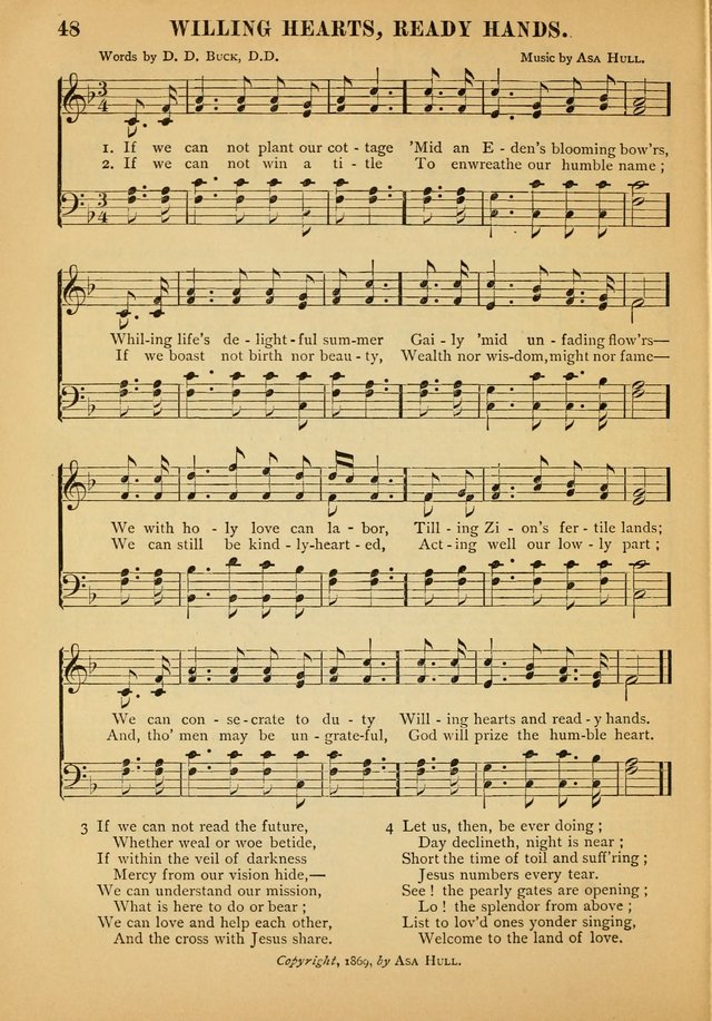 Gospel Praise Book: a collection of choice gems of sacred song suitable for church service, gospel praise meetings, and family devotions page 48