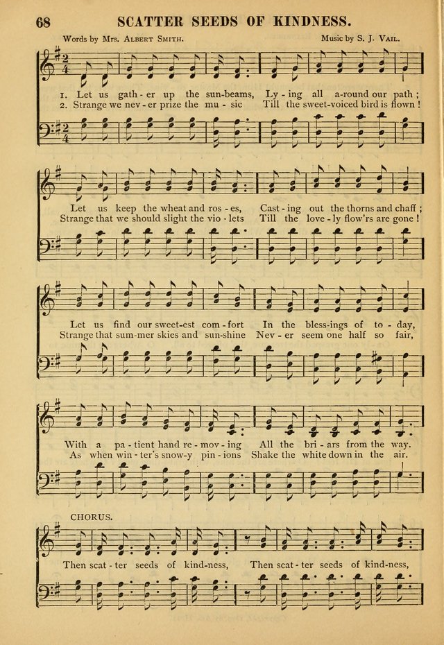 Gospel Praise Book: a collection of choice gems of sacred song suitable for church service, gospel praise meetings, and family devotions page 68