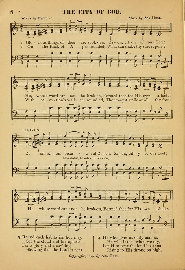 Gospel Praise Book: a collection of choice gems of sacred song suitable for church service, gospel praise meetings, and family devotions page 8