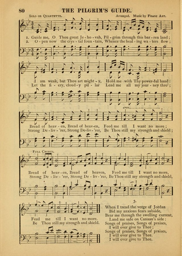 Gospel Praise Book: a collection of choice gems of sacred song suitable for church service, gospel praise meetings, and family devotions page 80