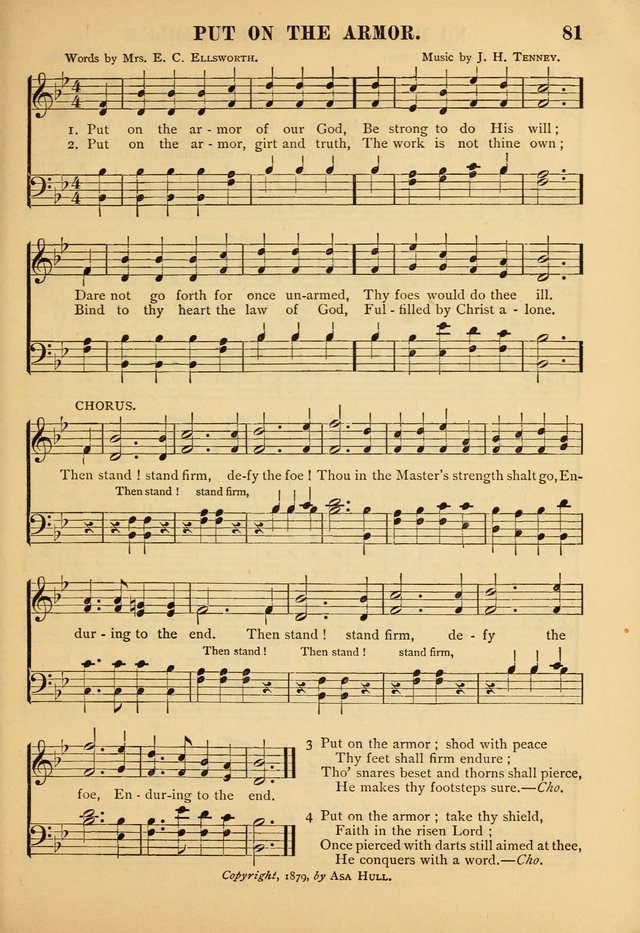 Gospel Praise Book: a collection of choice gems of sacred song suitable for church service, gospel praise meetings, and family devotions page 81