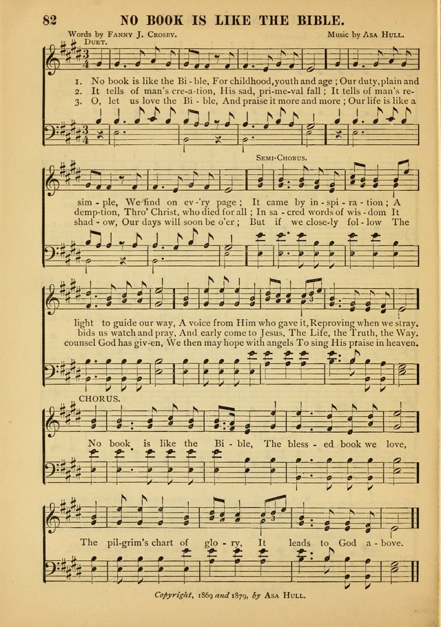 Gospel Praise Book: a collection of choice gems of sacred song suitable for church service, gospel praise meetings, and family devotions page 82