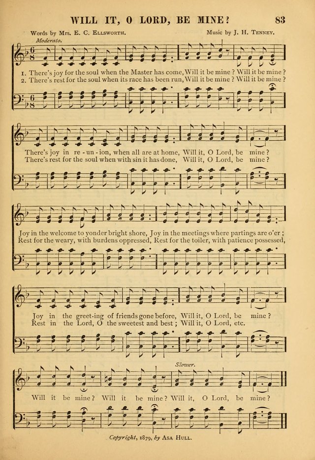 Gospel Praise Book: a collection of choice gems of sacred song suitable for church service, gospel praise meetings, and family devotions page 83