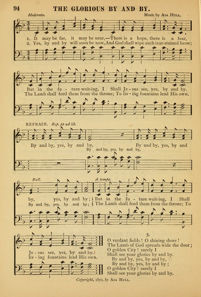 Gospel Praise Book: a collection of choice gems of sacred song suitable for church service, gospel praise meetings, and family devotions page 94