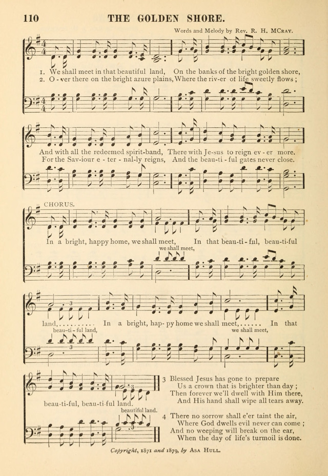 Gospel Praise Book.: a collection of choice gems of sacred song suitable for church service, gospel praise meetings, and family devotions. (Complete ed.) page 110