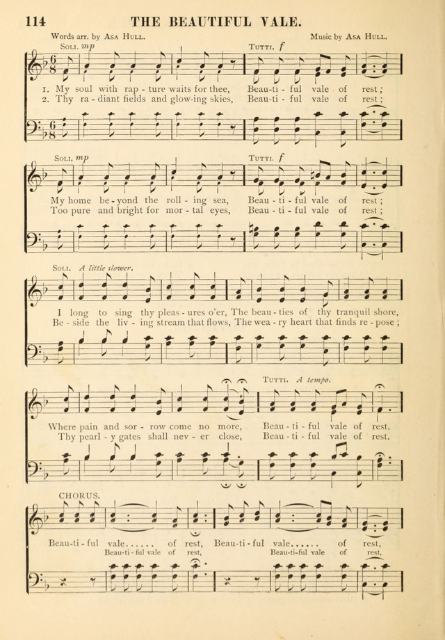 Gospel Praise Book.: a collection of choice gems of sacred song suitable for church service, gospel praise meetings, and family devotions. (Complete ed.) page 114