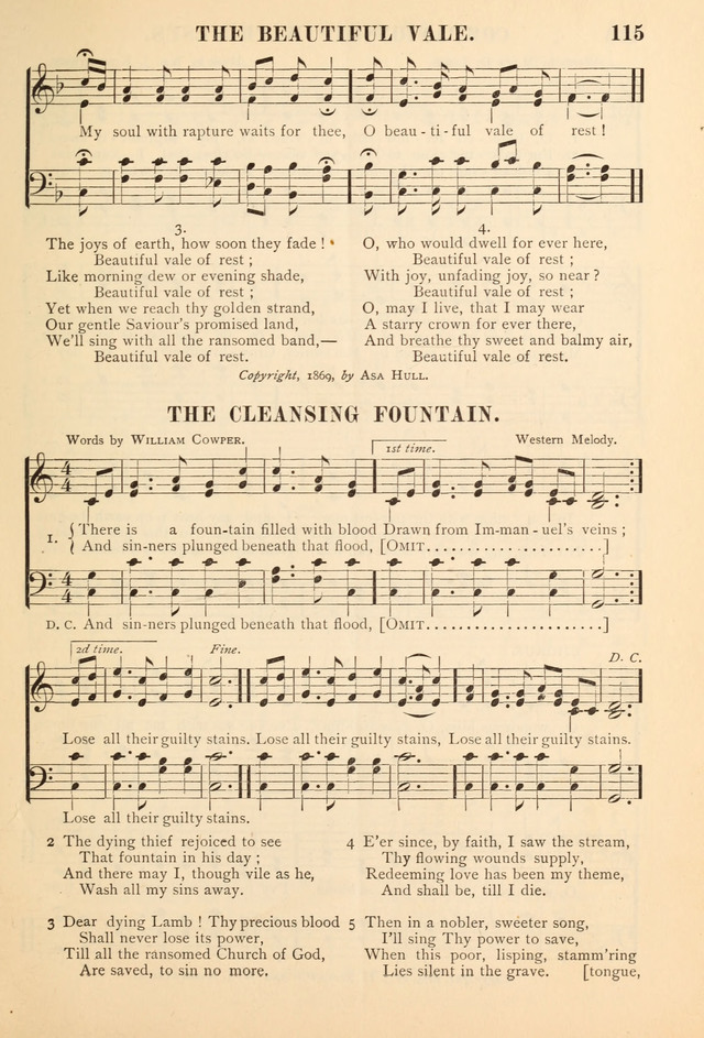 Gospel Praise Book.: a collection of choice gems of sacred song suitable for church service, gospel praise meetings, and family devotions. (Complete ed.) page 115