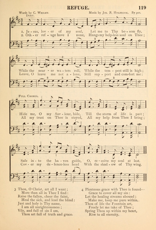 Gospel Praise Book.: a collection of choice gems of sacred song suitable for church service, gospel praise meetings, and family devotions. (Complete ed.) page 119