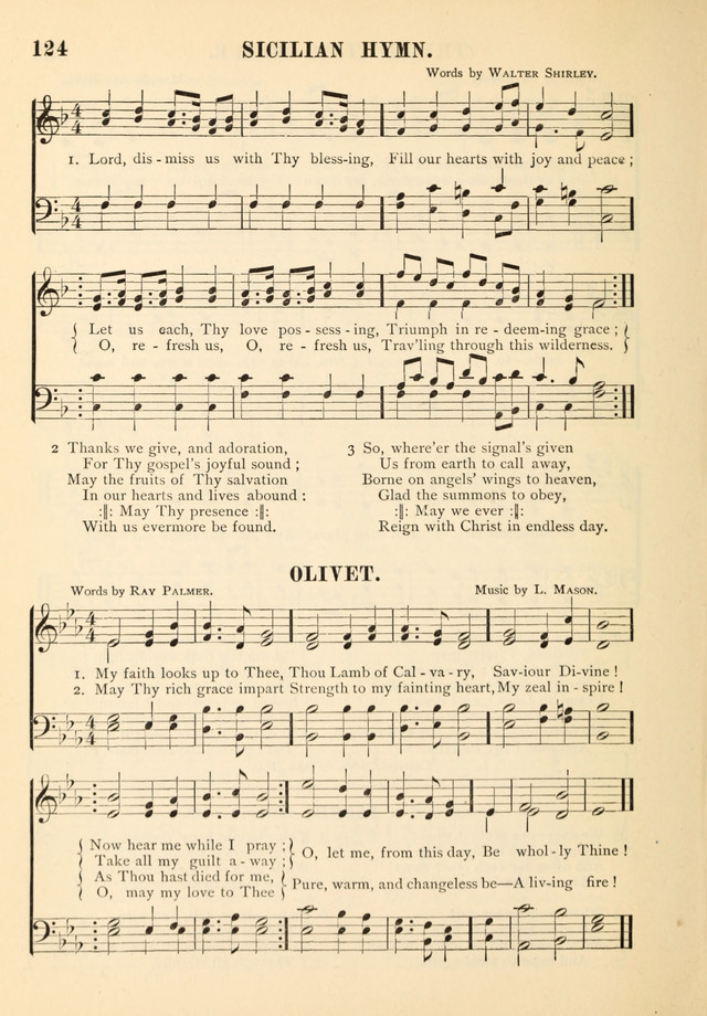 Gospel Praise Book.: a collection of choice gems of sacred song suitable for church service, gospel praise meetings, and family devotions. (Complete ed.) page 124