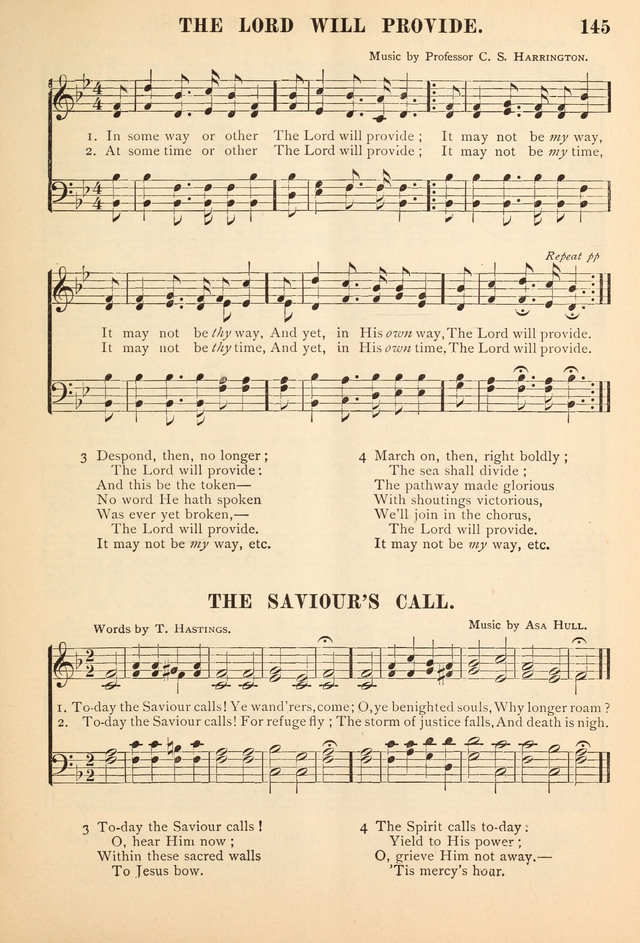 Gospel Praise Book.: a collection of choice gems of sacred song suitable for church service, gospel praise meetings, and family devotions. (Complete ed.) page 145