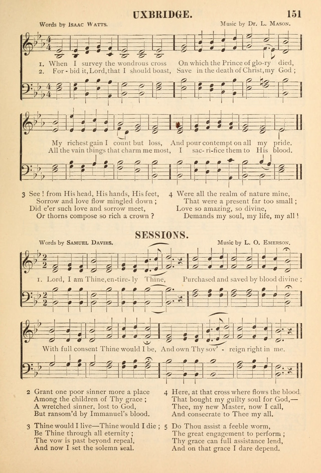 Gospel Praise Book.: a collection of choice gems of sacred song suitable for church service, gospel praise meetings, and family devotions. (Complete ed.) page 151