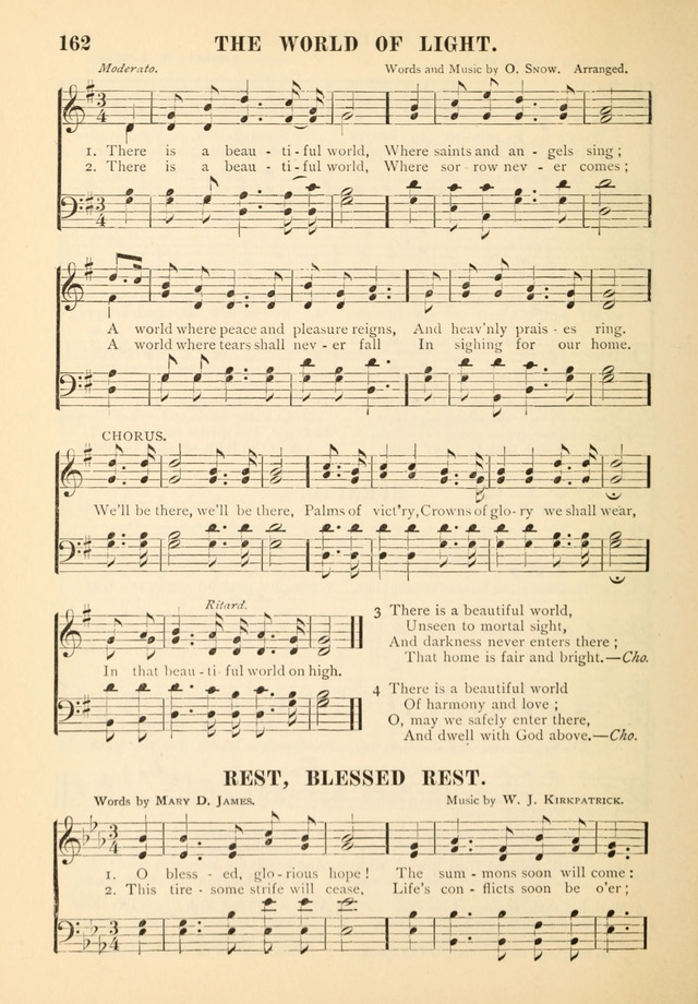 Gospel Praise Book.: a collection of choice gems of sacred song suitable for church service, gospel praise meetings, and family devotions. (Complete ed.) page 162