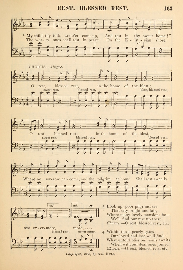 Gospel Praise Book.: a collection of choice gems of sacred song suitable for church service, gospel praise meetings, and family devotions. (Complete ed.) page 163