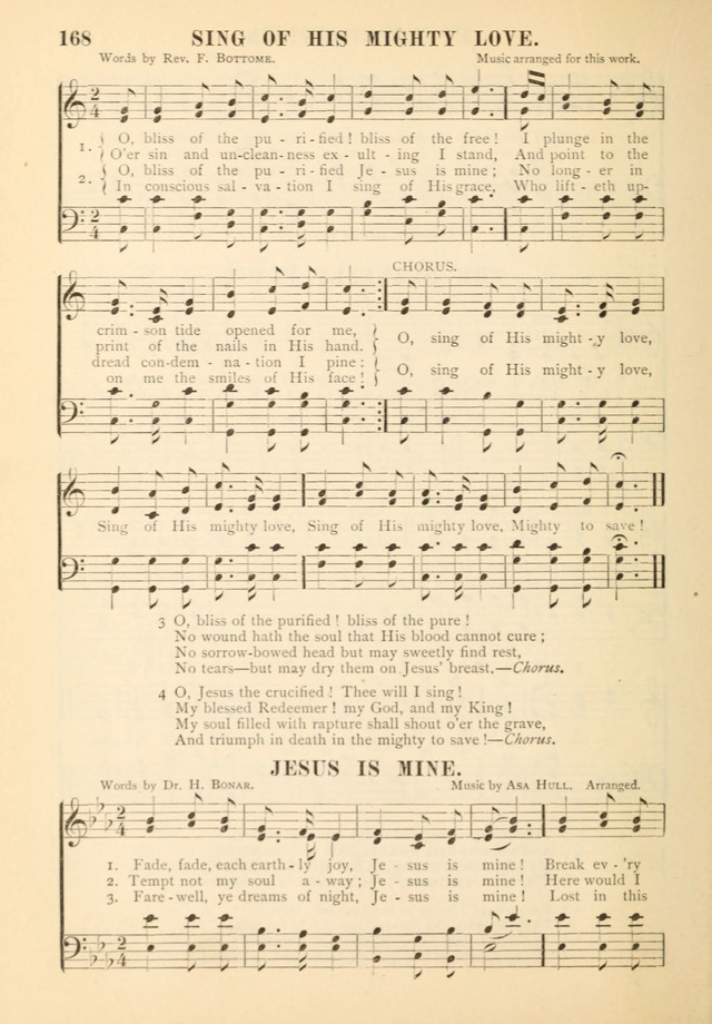 Gospel Praise Book.: a collection of choice gems of sacred song suitable for church service, gospel praise meetings, and family devotions. (Complete ed.) page 168