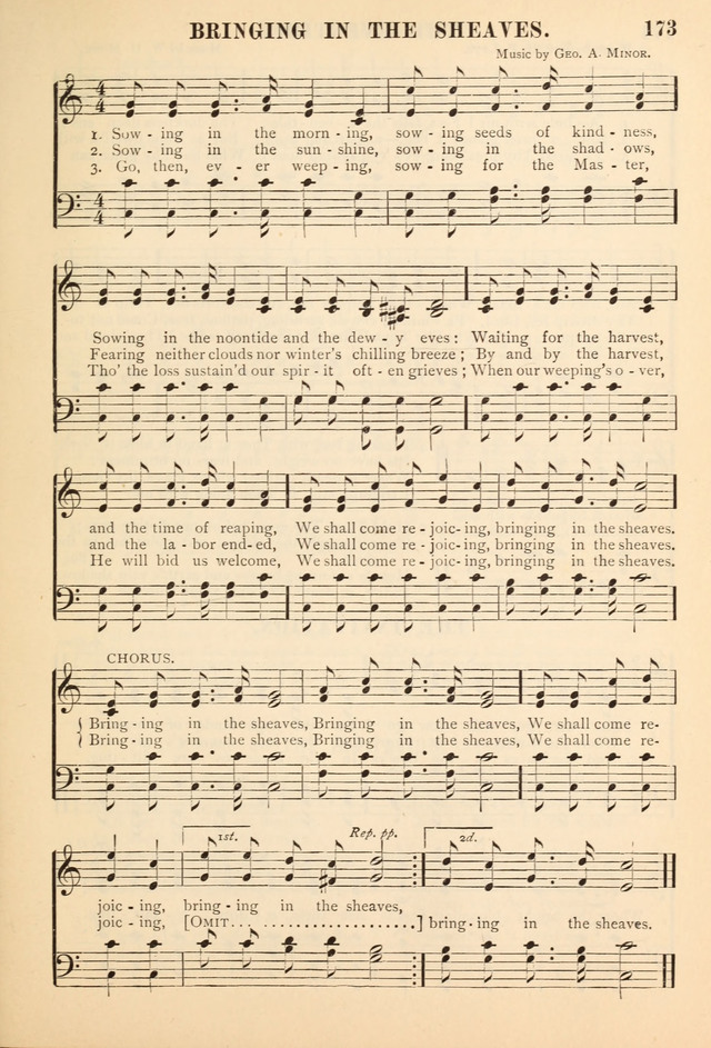 Gospel Praise Book.: a collection of choice gems of sacred song suitable for church service, gospel praise meetings, and family devotions. (Complete ed.) page 173