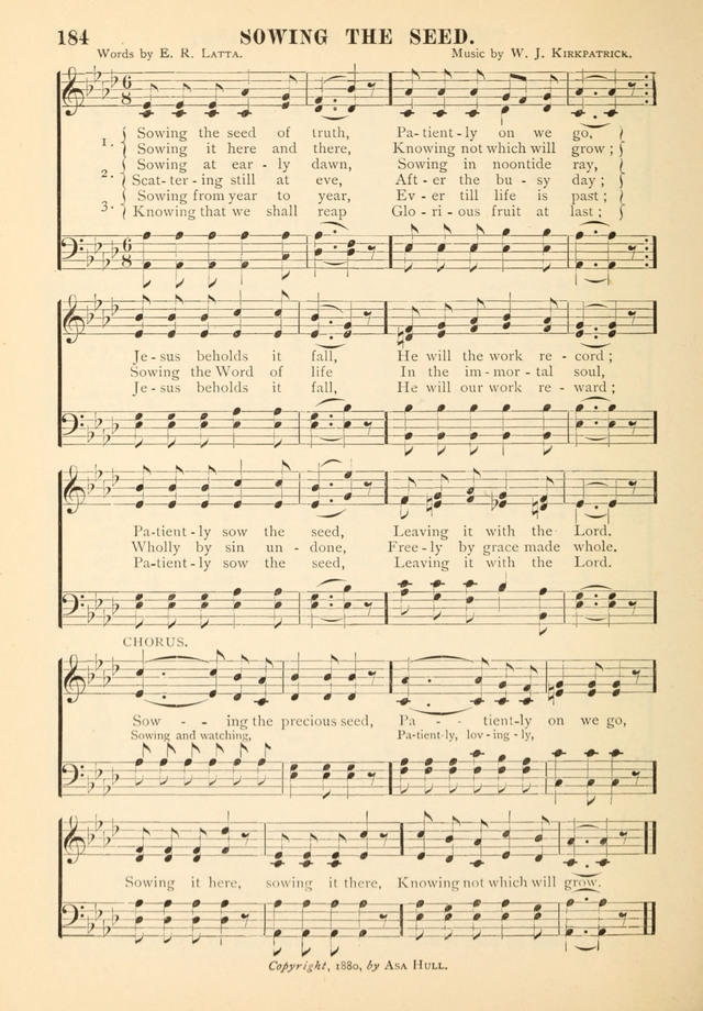 Gospel Praise Book.: a collection of choice gems of sacred song suitable for church service, gospel praise meetings, and family devotions. (Complete ed.) page 184