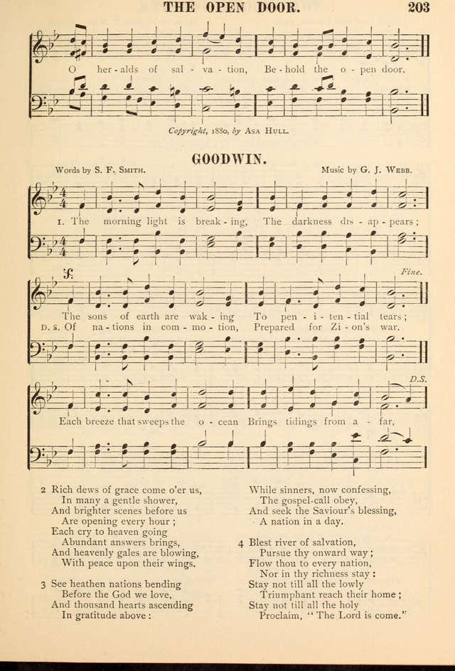 Gospel Praise Book.: a collection of choice gems of sacred song suitable for church service, gospel praise meetings, and family devotions. (Complete ed.) page 203