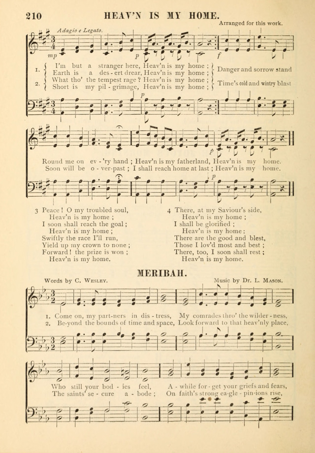 Gospel Praise Book.: a collection of choice gems of sacred song suitable for church service, gospel praise meetings, and family devotions. (Complete ed.) page 210