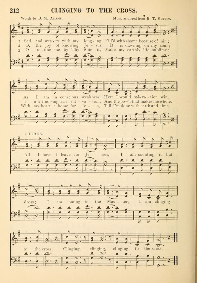 Gospel Praise Book.: a collection of choice gems of sacred song suitable for church service, gospel praise meetings, and family devotions. (Complete ed.) page 212