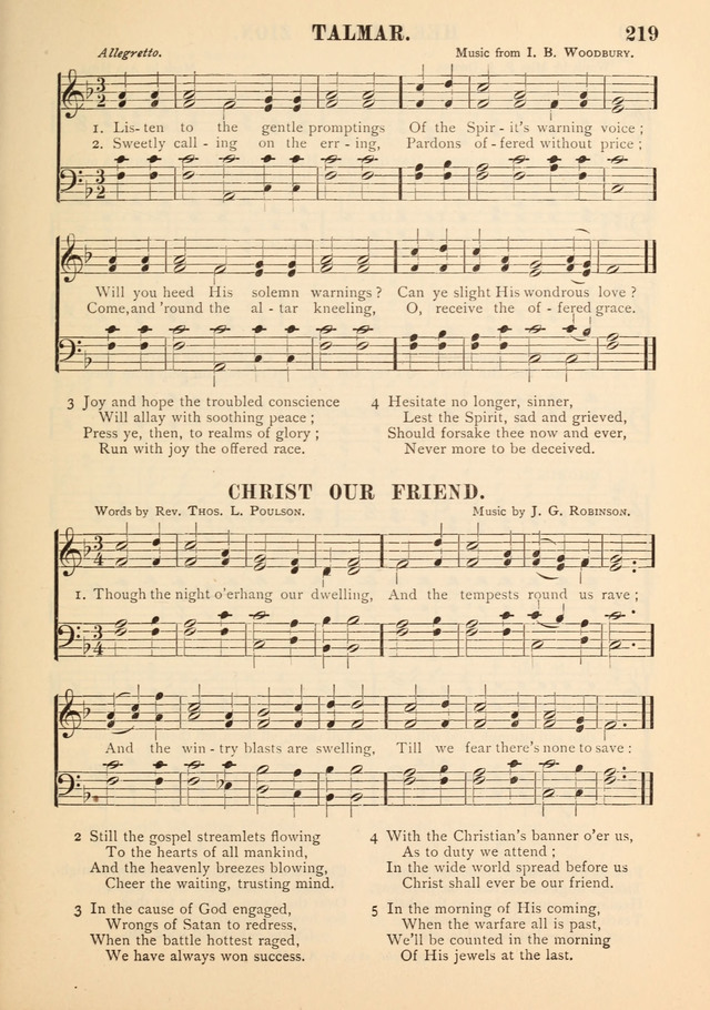 Gospel Praise Book.: a collection of choice gems of sacred song suitable for church service, gospel praise meetings, and family devotions. (Complete ed.) page 219