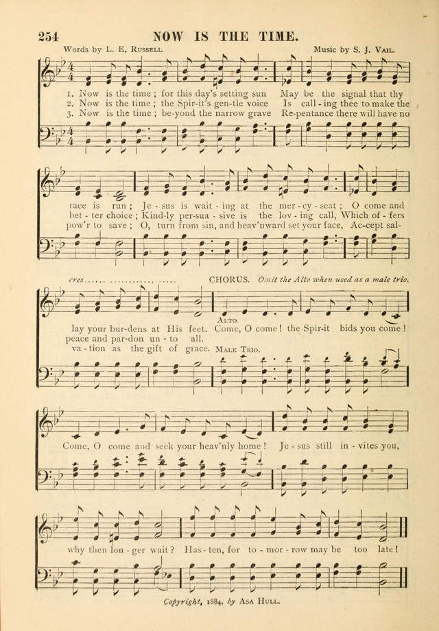 Gospel Praise Book.: a collection of choice gems of sacred song suitable for church service, gospel praise meetings, and family devotions. (Complete ed.) page 254