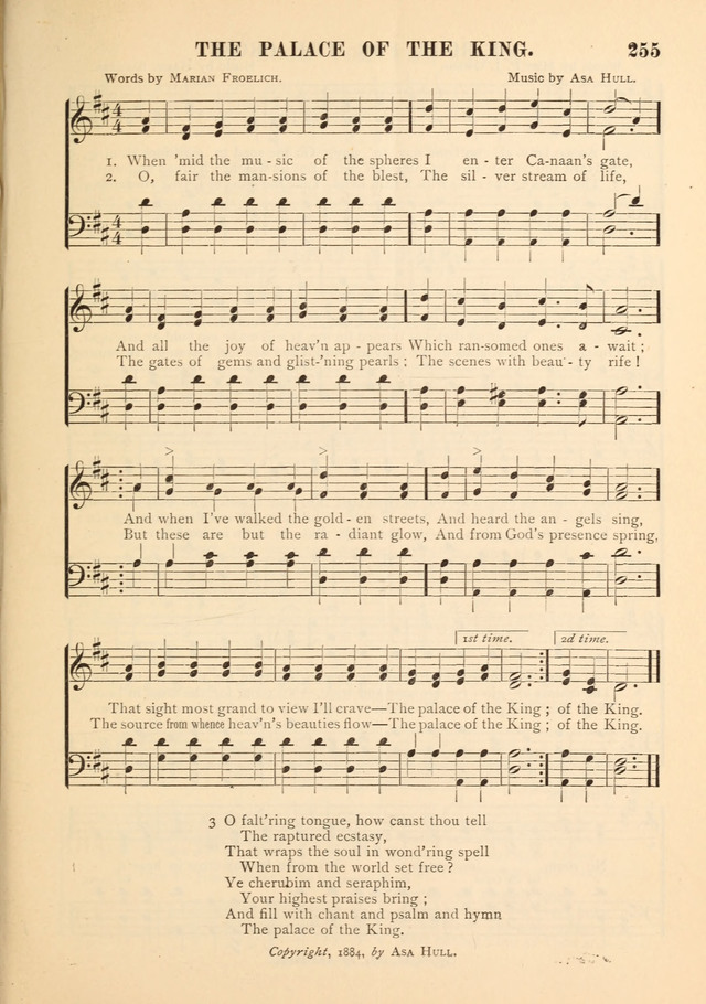 Gospel Praise Book.: a collection of choice gems of sacred song suitable for church service, gospel praise meetings, and family devotions. (Complete ed.) page 255