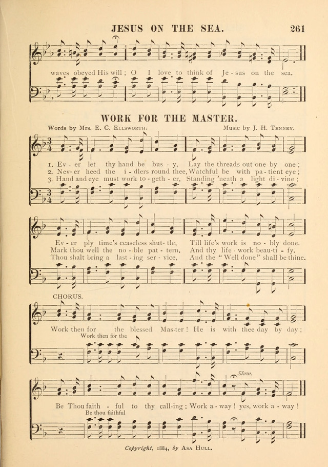 Gospel Praise Book.: a collection of choice gems of sacred song suitable for church service, gospel praise meetings, and family devotions. (Complete ed.) page 261