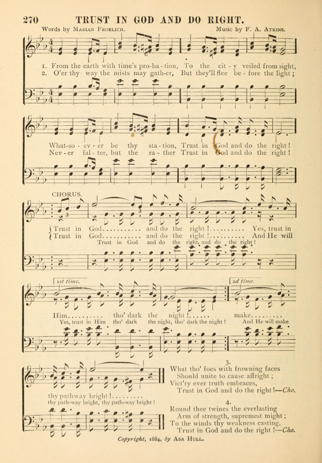 Gospel Praise Book.: a collection of choice gems of sacred song suitable for church service, gospel praise meetings, and family devotions. (Complete ed.) page 270