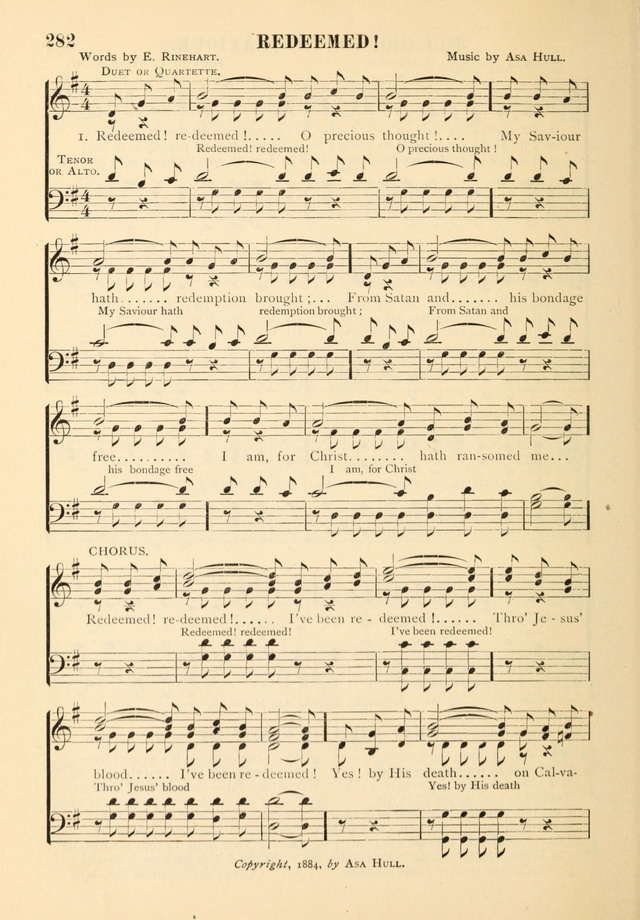 Gospel Praise Book.: a collection of choice gems of sacred song suitable for church service, gospel praise meetings, and family devotions. (Complete ed.) page 282