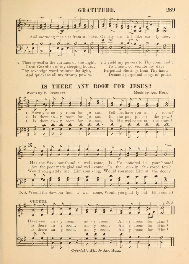 Gospel Praise Book.: a collection of choice gems of sacred song suitable for church service, gospel praise meetings, and family devotions. (Complete ed.) page 289