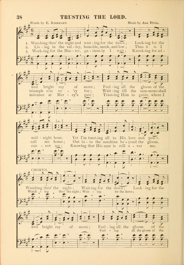 Gospel Praise Book.: a collection of choice gems of sacred song suitable for church service, gospel praise meetings, and family devotions. (Complete ed.) page 36