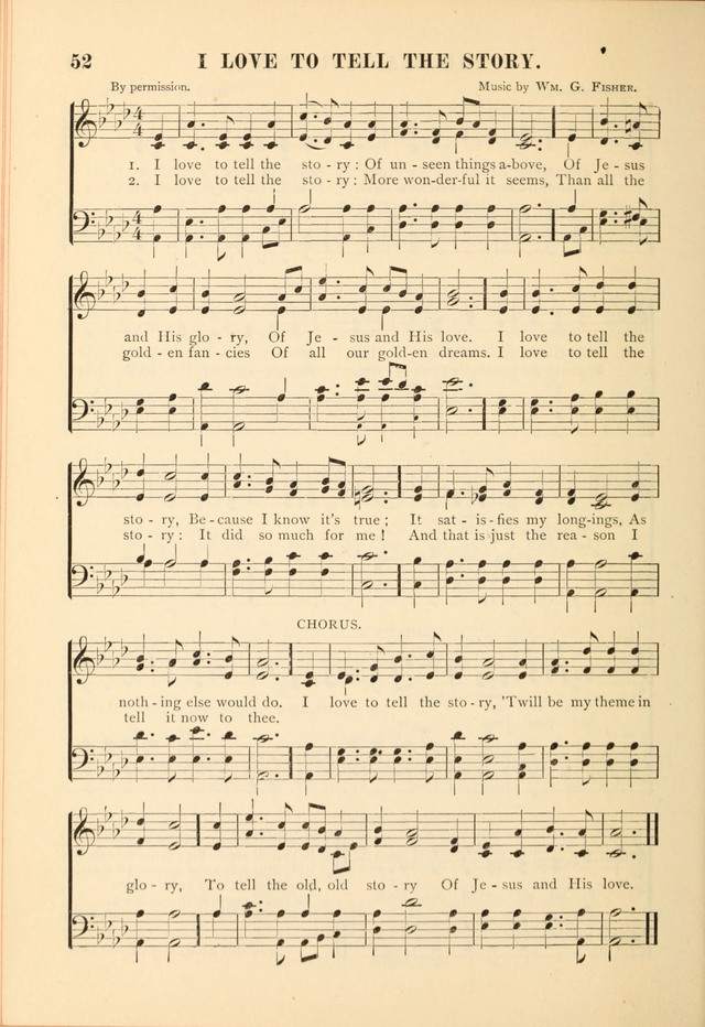 Gospel Praise Book.: a collection of choice gems of sacred song suitable for church service, gospel praise meetings, and family devotions. (Complete ed.) page 50