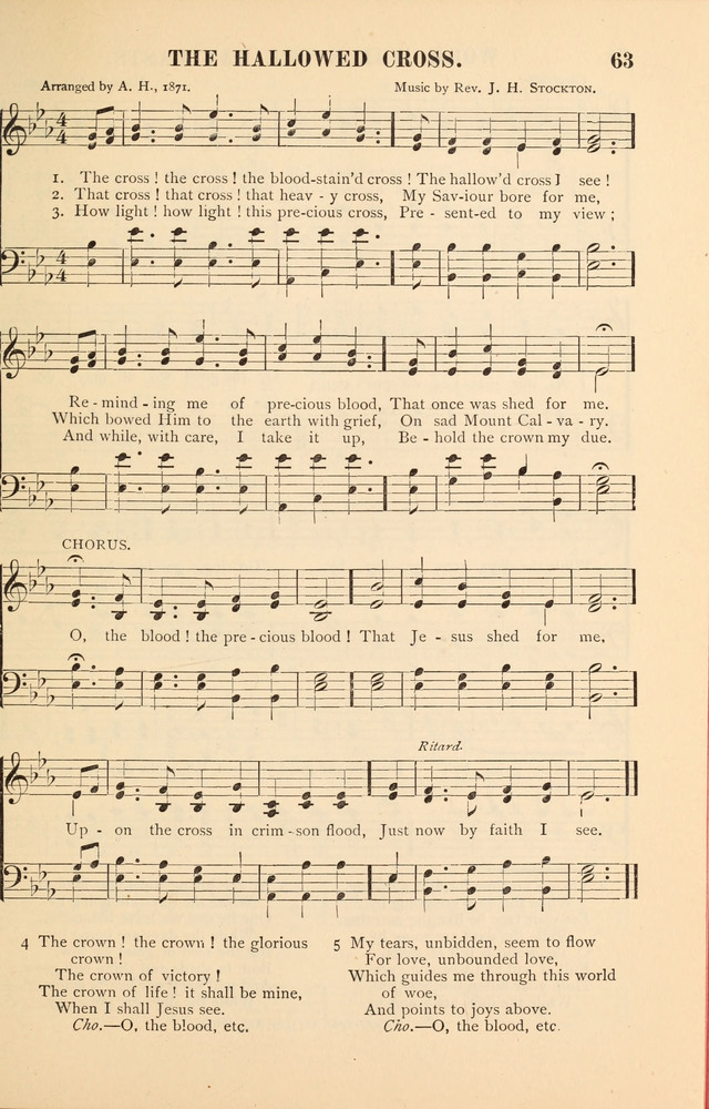 Gospel Praise Book.: a collection of choice gems of sacred song suitable for church service, gospel praise meetings, and family devotions. (Complete ed.) page 61