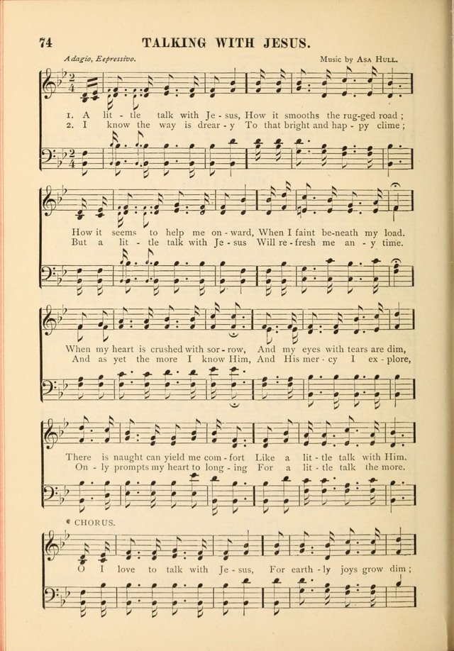 Gospel Praise Book.: a collection of choice gems of sacred song suitable for church service, gospel praise meetings, and family devotions. (Complete ed.) page 72