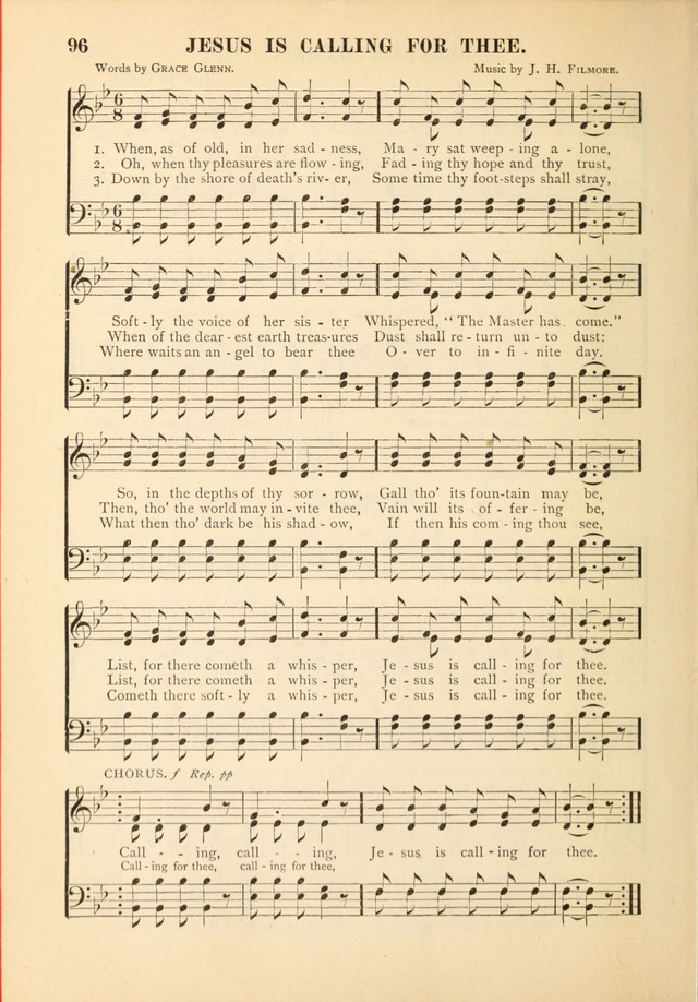 Gospel Praise Book.: a collection of choice gems of sacred song suitable for church service, gospel praise meetings, and family devotions. (Complete ed.) page 96