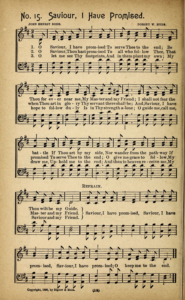 The Glad Refrain for the Sunday School: a new collection of songs for worship page 14