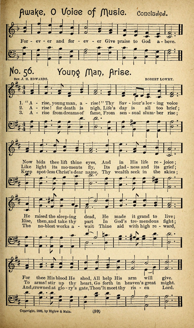 The Glad Refrain for the Sunday School: a new collection of songs for worship page 55