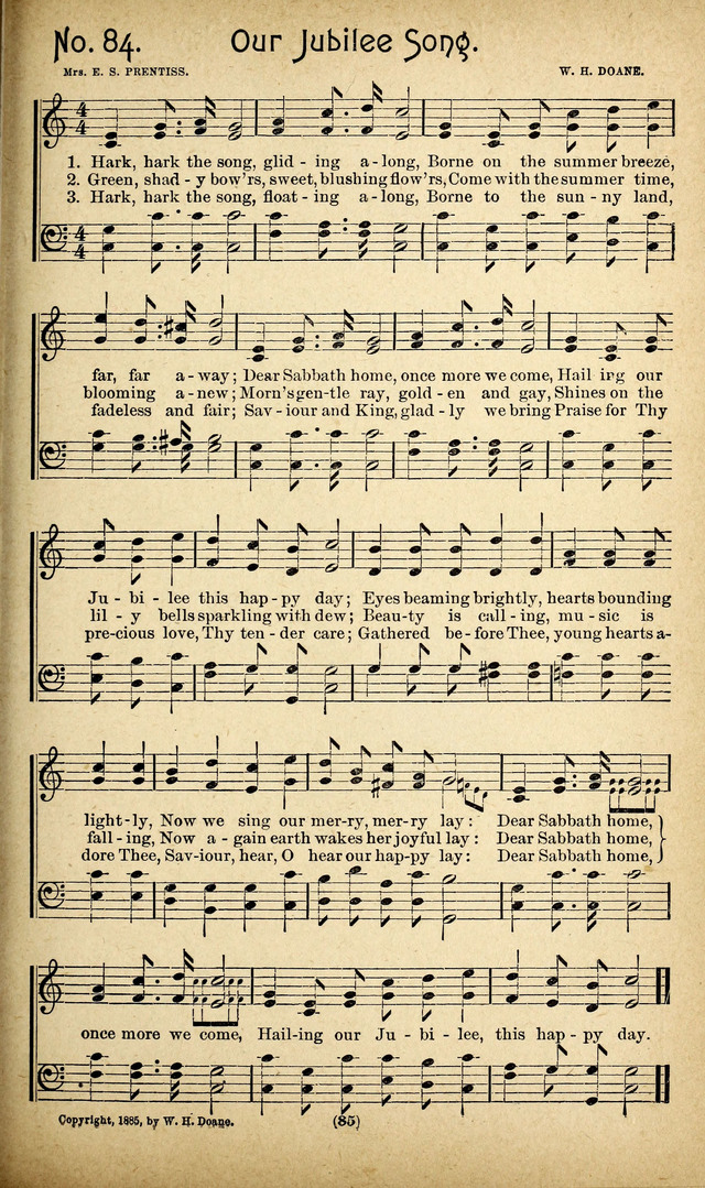 The Glad Refrain for the Sunday School: a new collection of songs for worship page 81