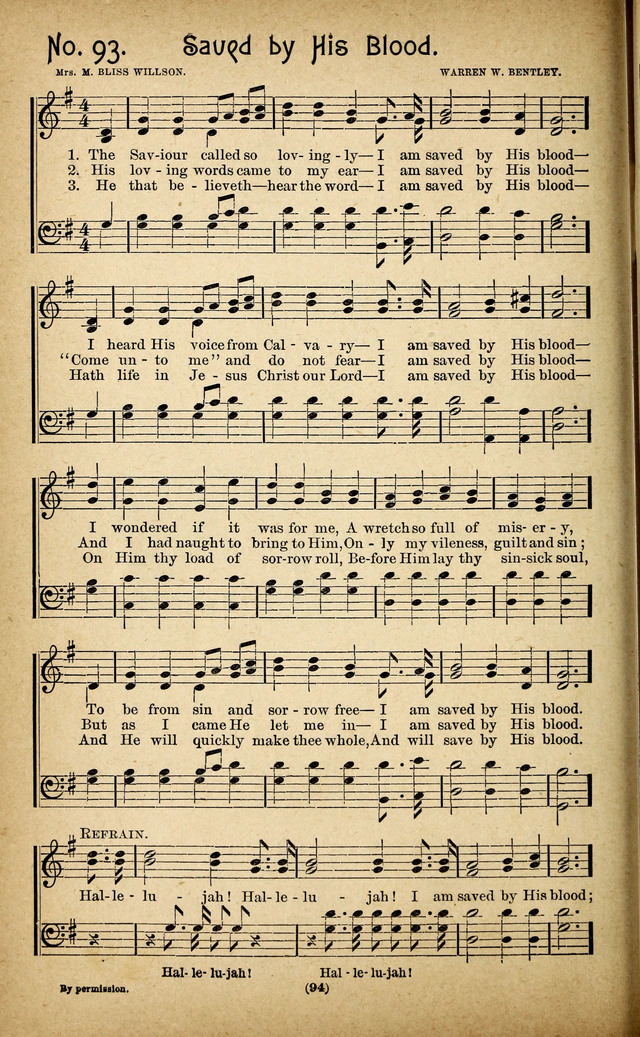 The Glad Refrain for the Sunday School: a new collection of songs for worship page 90