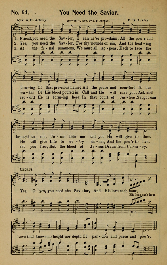 Great Revival Hymns page 64