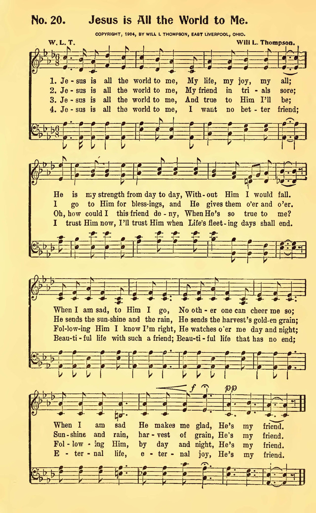 Great Revival Hymns No. 2 page 20