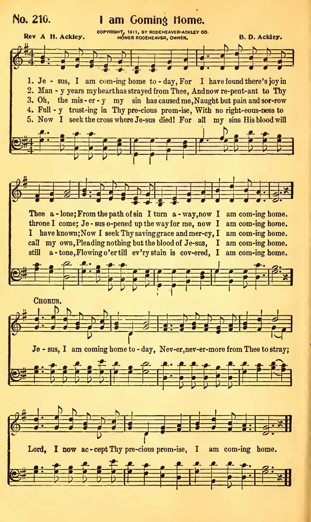 Great Revival Hymns No. 2 page 218