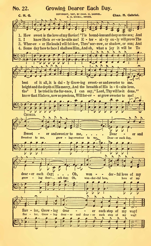 Great Revival Hymns No. 2 page 22